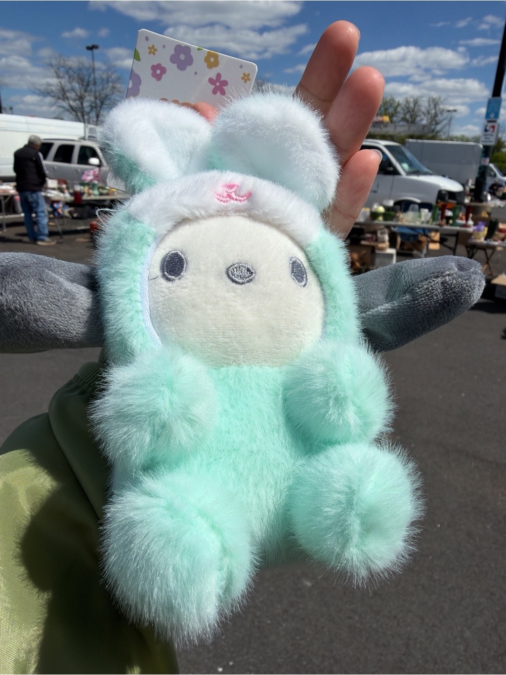 Super Cute My Melody Bunny Plush Keychain
